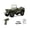 Army Green, variant on 1/10 Scale Off-Road RC Rock Crawler, 2.4G 4WD Military Remote Control Monster Truck with LED Lights, DIY Interior & 50m Range for Enthusiasts