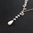 thumbnail image 4 of Collier Pendentif Mode Faux Perle Décor Charme Collier Chaîne Collier, 4 of 10