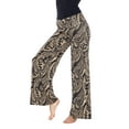 thumbnail image 3 of White Mark Women's Bohemian Paisley Printed Palazzo Pants, 3 of 4