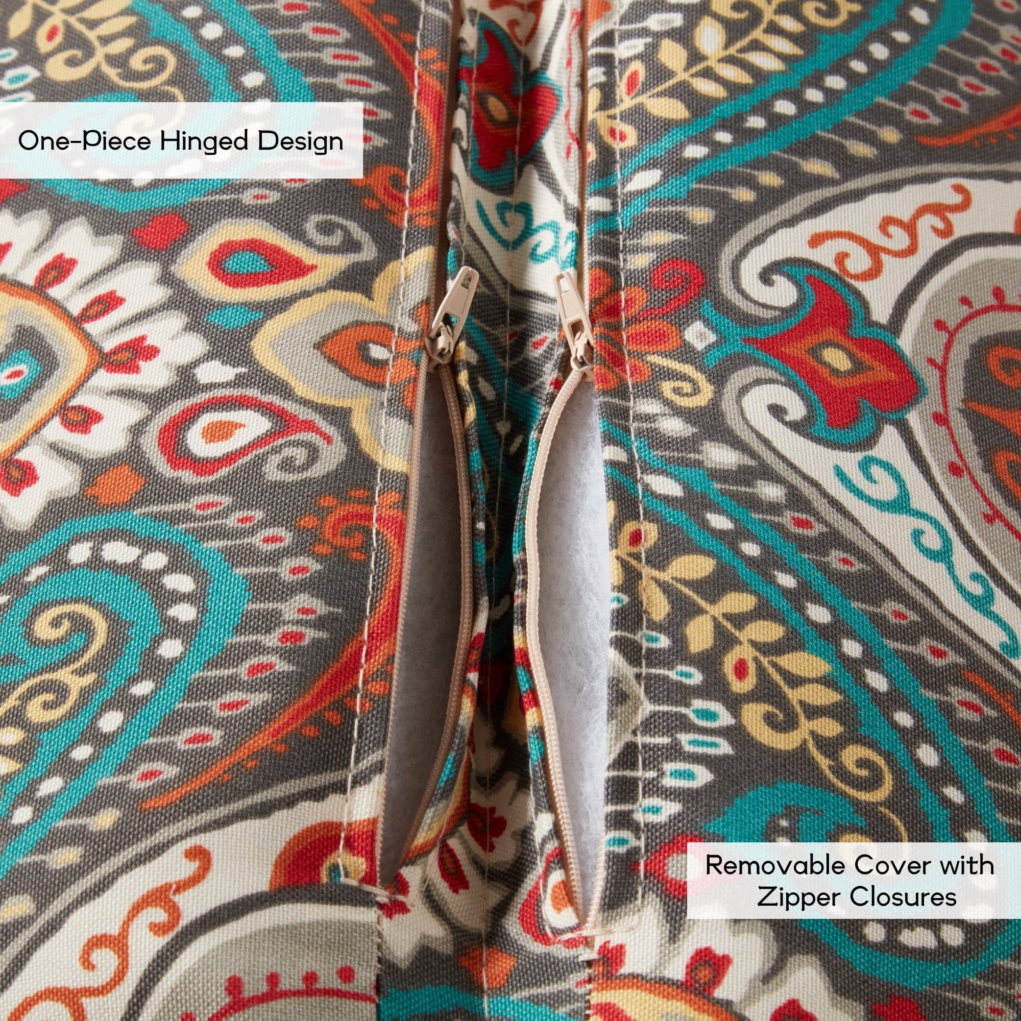 Greendale Home Fashions Outdoor 43'' x 20'' High Back Chair Pad, Asbury Park