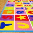 thumbnail image 4 of AllStar Rugs Kids / Baby Room Area Rug. Letters and Numbers with Vibrant Colors and Shapes (3' 3" x 4' 10"), 4 of 5