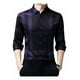 thumbnail image 2 of Camisas De Vestir De Seda Para Hombre, Camisas A Cuadros Cas, 2 of 8