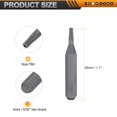 thumbnail image 2 of Uxcell 12 piezas T6H Punta de destornillador Torx 5/32" Mango hexagonal 28mm Longitud Magnético Estrella Cabeza de 6 Puntos Punta de destornillador de acero S2 con agujero, 2 of 7