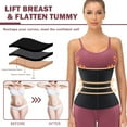 thumbnail image 4 of Clip and Zip Waist Trainer Corset Women Rubber Worked Out Sweat Vest Body Shaper, 4 of 6