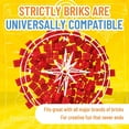 thumbnail image 5 of Strictly Briks Classic Bricks Starter Kit, Red, 144 Pieces, 2x2 Inches, Building Creative Play Set for Ages 3-14, 100% Compatible with All Major Brick Brands, 5 of 7