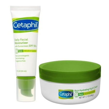 15% OFF! Cetaphil Day and Night Face Moisturizer Regimen (Best Skin Care Regimen For 30s)