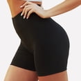 thumbnail image 4 of VALANDY Women's High Waist Biker Yoga Workout Shorts, 3-Pack, 4 of 9