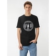 thumbnail image 1 of Pi T-Shirt à Col Rond Imprimé Lettre - Doux, Respirant, Léger, Col Rond, Manches Courtes, Haut Décontracté Confortable pour l'Été, Usage Quotidien, Coupe Décontractée, Entretien Facile pour Adultes, Hommes, Femmes, Adolescents, 1 of 8