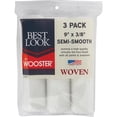 thumbnail image 3 of Best Look By Wooster 9 In. x 3/8 In. Woven Fabric Roller Cover (3-Pack) DR465-9, 3 of 5