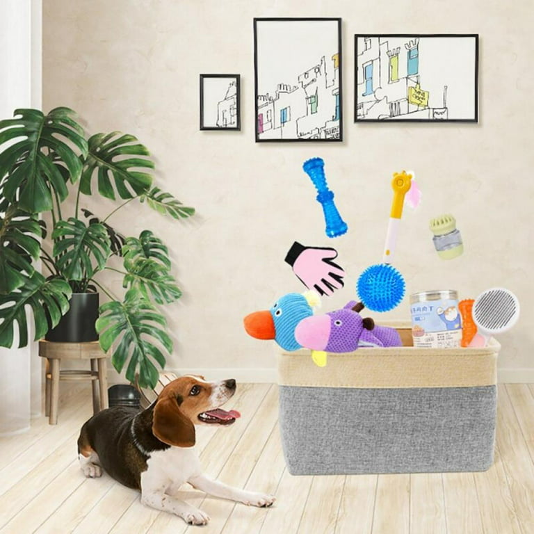 Dog Toy Bin, Pet Storage, Cat Toy Basket, Dog Toy Basket