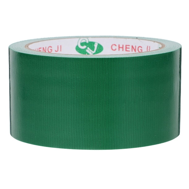 EeaseMX Cinta adhesiva de tela resistente al agua de una sola cara para equipos eléctricos, ideal para bricolaje, alfombras de escenario (verde/5 cm x 13 m)