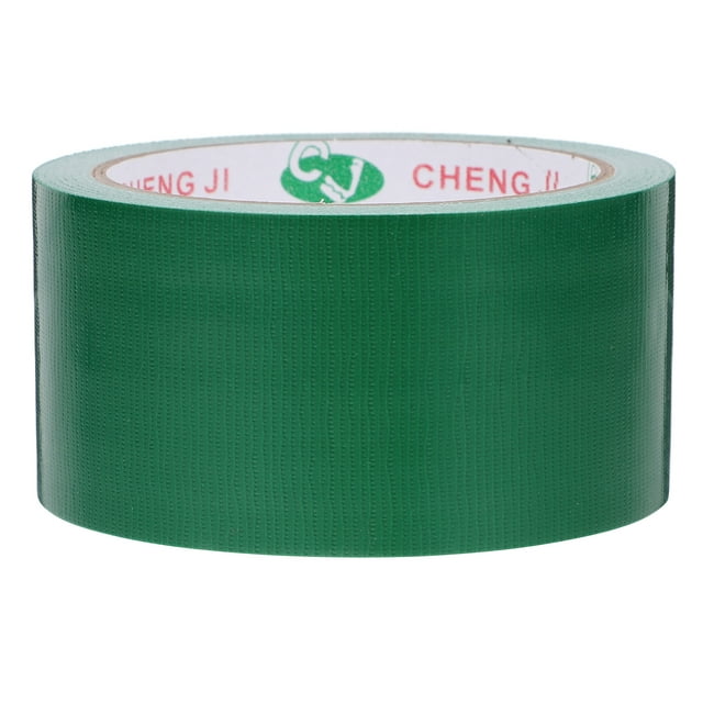 Équipement Électrique Imperméable Simple Face Ruban Adhésif Fort pour Tapis de Scène DIY (Vert/5cmx13m)