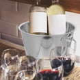thumbnail image 6 of Portable Metal Ice Bucket with Lid, Wine Cooler for Parties, Large Multi-Function Bar Container, 6 of 6