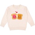 thumbnail image 2 of Inktastic Peanut Butter and Jelly Toddler Sweatshirt, 2 of 4
