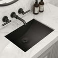 thumbnail image 3 of Ruvati 16 x 11 inch Gunmetal Black Undermount Bathroom Sink Stainless Steel, 3 of 8