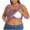 Purple-AAs, variant on GHIIYER Plus Size Tank Top with Built in Bras for Women Solid Color Padded Wirefree Bra Top Size L
