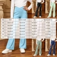 thumbnail image 3 of 11-12 Years Teen Girls Drawstring Pants Elastic Waist Casual Jogger Yoga Pants Pajamas Pants Sweatpants Outdoor Jogger Pants, 3 of 5