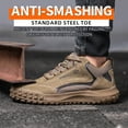 thumbnail image 4 of ywluxe Composite Toe Work Shoes for Men - Lightweight Soft Rubber & Plastic Sole, Breathable Mesh Upper with Anti-Impact, Puncture Proof & Strong Anti-Slip Grip, 4 of 9