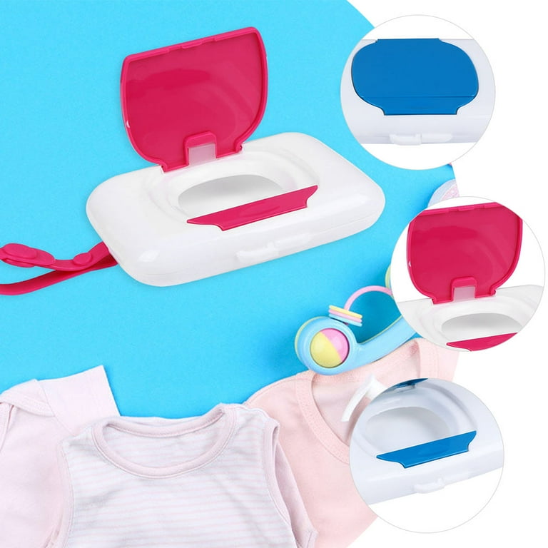 2 Pcs Wipe Box Baby Small Holder Tissue Case Travel Wipes 2 Pcs Wipe Box Baby Small Holder Tissue Case Travel Wipes