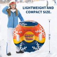 thumbnail image 3 of Snow Tube Inflatable Snow Sled for Kids and Adults with Backrest, 3 of 5