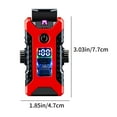 thumbnail image 3 of Cyber and Monday Sales! kkbbma LED Lighter Clearance Mech Style Cool Light Effect Gyroscope Lighter LED Battery Display USB Charging Three Level Lighting Cool Windproof Lighter, 3 of 6