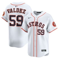 Men's Nike Framber Valdez White Houston Astros Home Limited Player Jersey