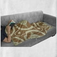 thumbnail image 6 of Geometric Soft Flannel Fleece Throw Blanket, Graphic Retro Pattern with Intersected Contrast Circles in Symmetrical Harmony, Cozy Plush for Indoor and Outdoor Use, 50" x 60", Multicolor, by Ambesonne, 6 of 6