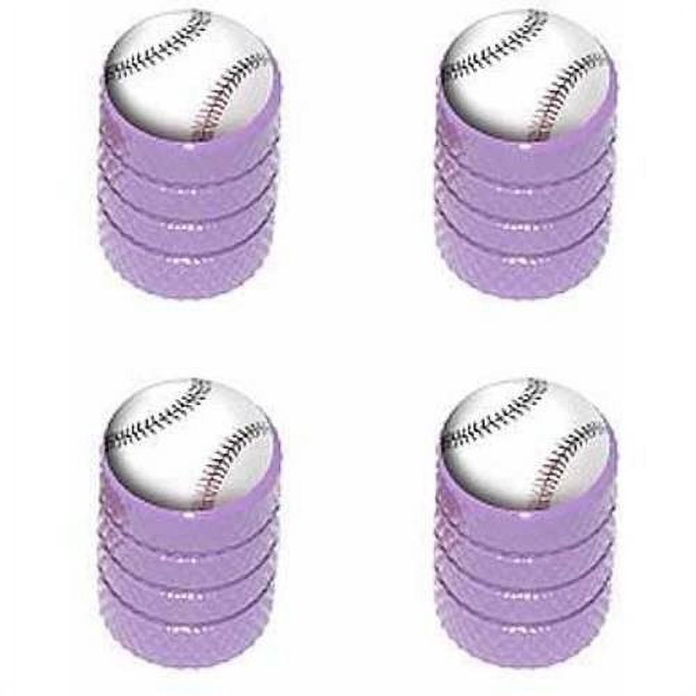 Baseball Softball Tire Rim Wheel Aluminum Valve Stem Caps, Multiple