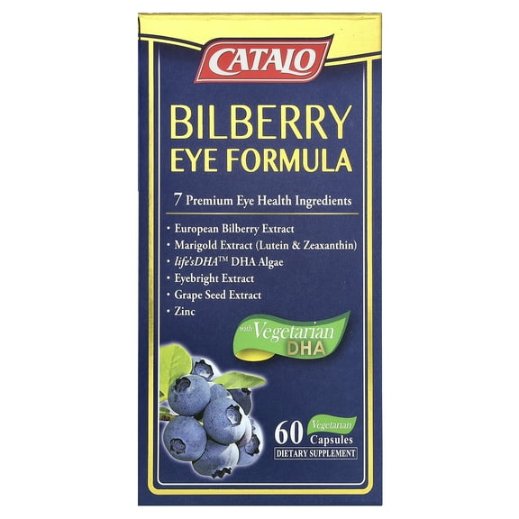 CATALO Bilberry Eye Formula, 60 Vegetarian Capsules