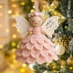 thumbnail image 4 of Colgante de punto navideño de ganchillo para niña, adorno para árbol de Navidad, accesorios de hilo, 4 of 5