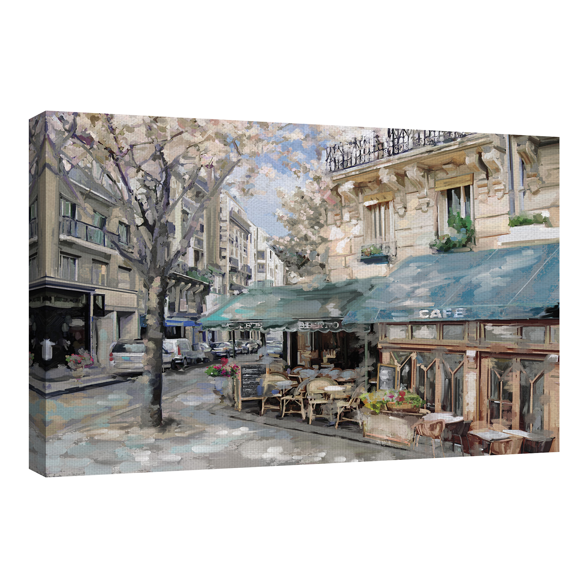 Masterpiece Art Gallery Bistro de Paris French Cafe I by Studio Arts ...