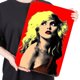 thumbnail image 3 of Placa Metal Vintage Debbie Harry Pintura Hierro Rectangular Del 30x40cm, 3 of 9