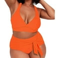 thumbnail image 2 of Maillot de Bain Imprimé Léopard Taille Haute pour Femmes, Grande Taille, 2 of 6