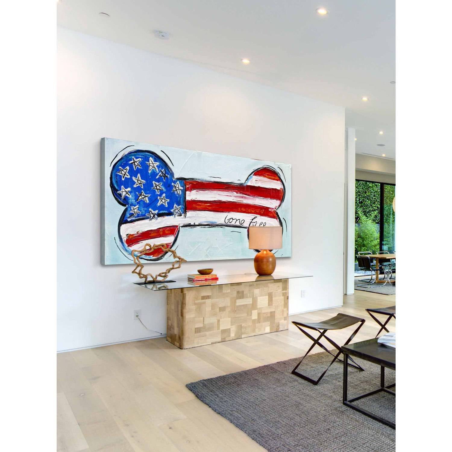 Marmont Hill 'Bone Free' by Tori Campisi Painting Print on Wrapped Canvas