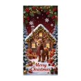thumbnail image 3 of Christmas Front Door Cover Elastic, 35 * 71'' Door Decorations for Christmas Festive Party Home Decor,Reindeer,35.4 × 70.87 in, 3 of 5