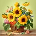 thumbnail image 1 of Kit 5D DIY Con Taladro Ramo Girasol Del 30x30cm, 1 of 9