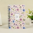 thumbnail image 2 of Matoen Hardcover Spiral Notebook 5 x 7.2 Spiral Journal Notebooks College Ruled, Floral Note Book Spiral Bound Journals for Note Taking Women Writing School, 2 of 5