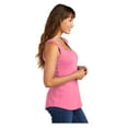 thumbnail image 4 of Port & Company Women's Core Cotton Tank Top Neon Pink X-Large, 4 of 4