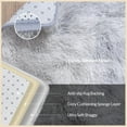 thumbnail image 6 of 6x9 Rugs for Living Room, Large Fluffy Area Rugs for Bedroom, Soft Carpet Shag Kids Room Rug, Non-Slip Fuzzy Rugs Indoor (Grey Tie-Dyed, 6ft x 9ft), 6 of 7