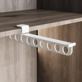 thumbnail image 2 of TIELUTT Pull Out Type Retractable Clothes Rack Pull Out Slide Trouser Rack Closet Storage Space Without Storage for Baby Clothes Baby Closet Storage Duvet Bag Bed Container Soft Storage Bags with Zip, 2 of 7