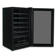 DELLA Wine Cooler Refrigerator Mini Fridge Glass Door Counter Top