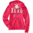 thumbnail image 1 of Aeropostale Sudadera con capucha y cremallera completa para mujer, rosa, grande, 1 of 1