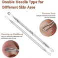 thumbnail image 3 of Blackhead Removal Tool Professional Acne Stainless Steel For Nose With Plastic Case Metal 7 Pieces, 3 of 5