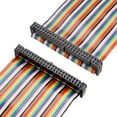 thumbnail image 5 of IDC Rainbow Wire Flat Ribbon Cable 50P D-type FC/FC Connector 2.54mm Pitch 0.5m Length, 5 of 5