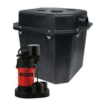 Red Lion 0.33 HP 3200 gph Thermoplastic Submersible Basin & Sump System