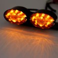 thumbnail image 1 of Motorcycle LED Tail Light,Motorcycle Lamp Dual Cat Eye Custom License Plate Holder Rear Tail Lights, 1 of 8