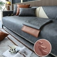 thumbnail image 2 of Technology Cloth Sofa Cover Waterproof Anti Cat Scratch Pet Dog Kids Sofa Mat Non-Slip Combination Sofas Towel, 2 of 7