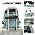 thumbnail image 3 of FORMRS Mini Backpack Purse for Women Travel Daypack Casual Shoulder Bag, Green Flourishing Garden, 3 of 7