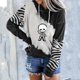thumbnail image 2 of Blusa de manga larga con estampado de Halloween informal a la moda para mujer, jersey con capucha, Tops, sudadera Fridja  bvmnju5153, 2 of 5