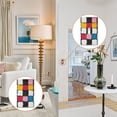thumbnail image 4 of Yayeee Blank Wall Plate Cover 1-Gang 4.5"x2.7" Home Unused Decorative Outlet, White Checkered Pattern, 4 of 7